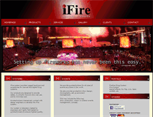 Tablet Screenshot of ifiresystem.com